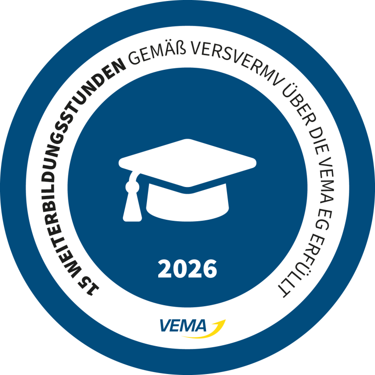 Siegel Weiterbildung VEMA 2026