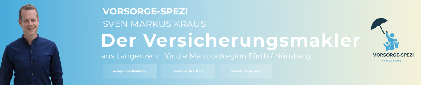 Banner Vorsorge-Spezi Versicherungsmakler Sven Markus Kraus Langenzenn